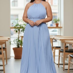 Modelo Olympia - Vestido Celeste General