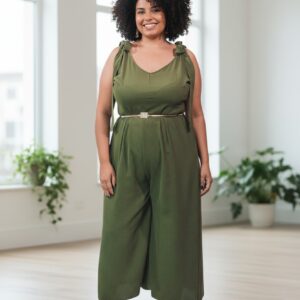 Modelo River - Monito Verde Aceituna Corte Recto