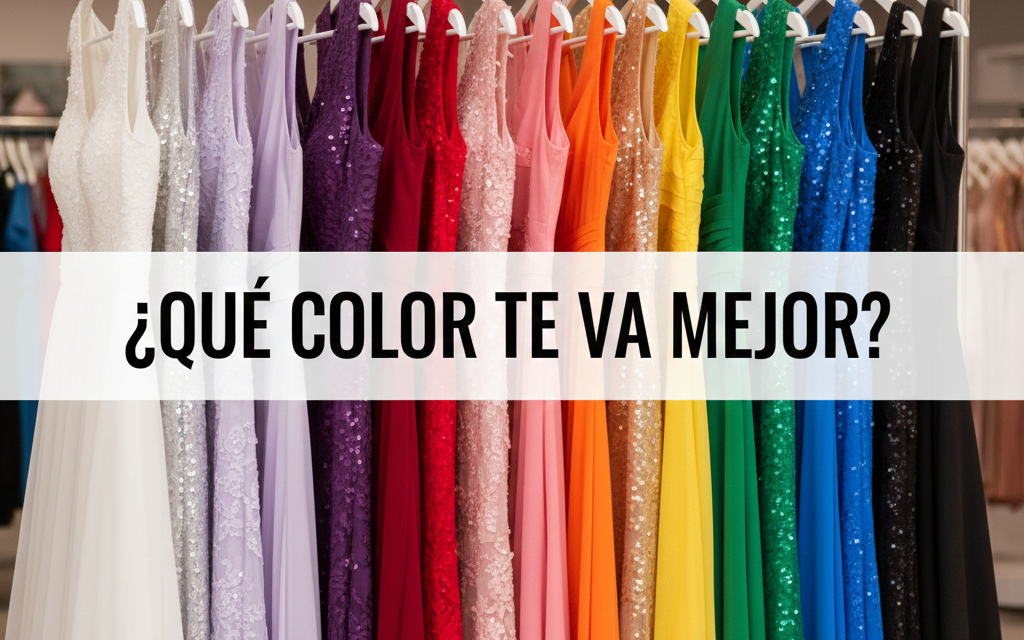 Titulo "Que color te va mejor" para blog de tienda de alquiler de vestidos Azira, Montevideo