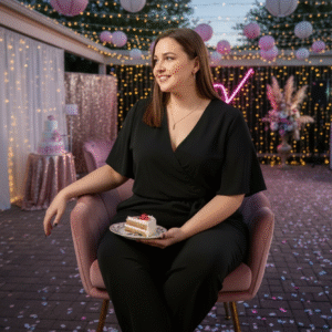 Modelo Brynn - Monito Negro con Mangas