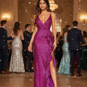 Modelo Candelaria - Vestido Uva en Lentenjuela